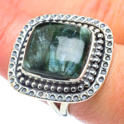 Seraphinite Rings handcrafted by Ana Silver Co - RING57714