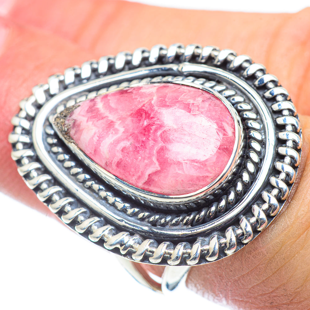 Rhodochrosite Rings handcrafted by Ana Silver Co - RING57721