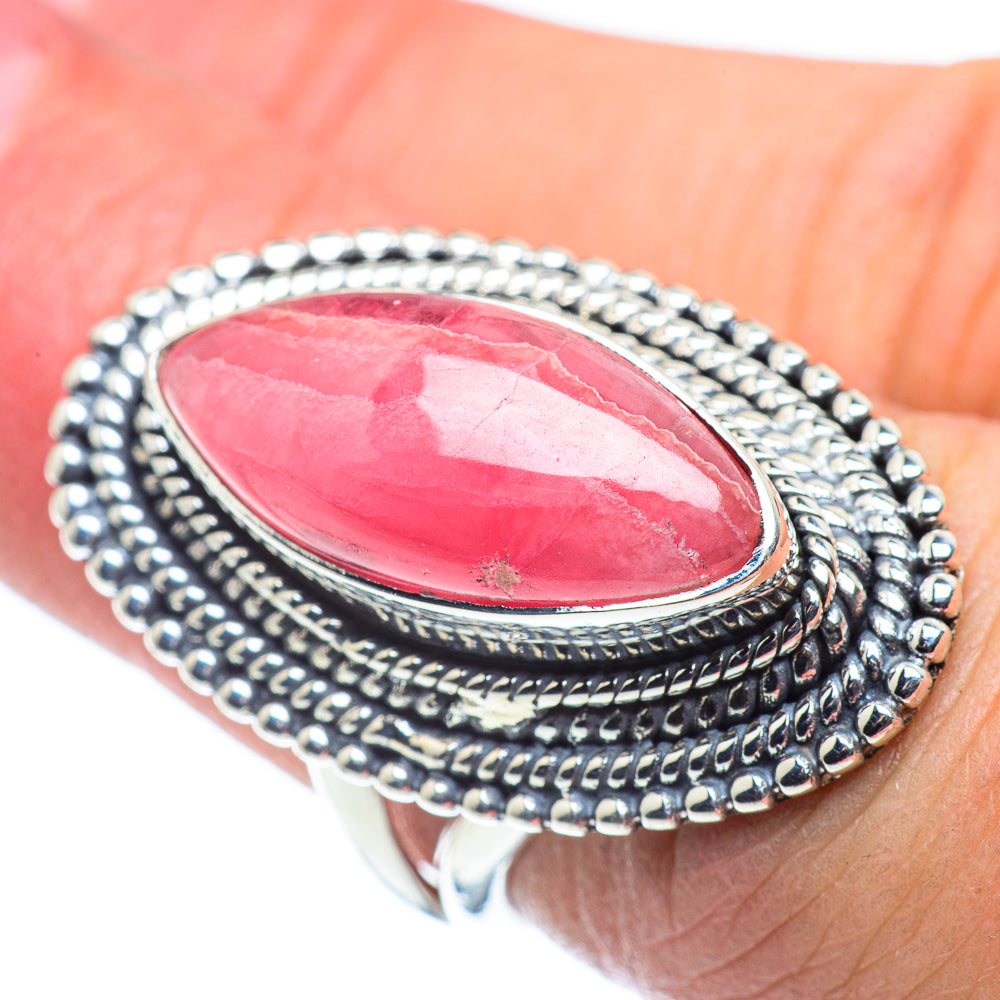 Rhodochrosite Rings handcrafted by Ana Silver Co - RING57739