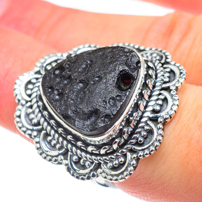 Tektite Rings handcrafted by Ana Silver Co - RING57747