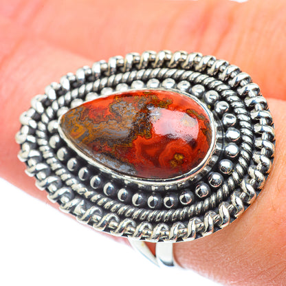 Moroccan Agate Rings handcrafted by Ana Silver Co - RING57789
