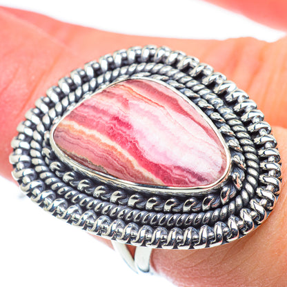 Rhodochrosite Rings handcrafted by Ana Silver Co - RING57791