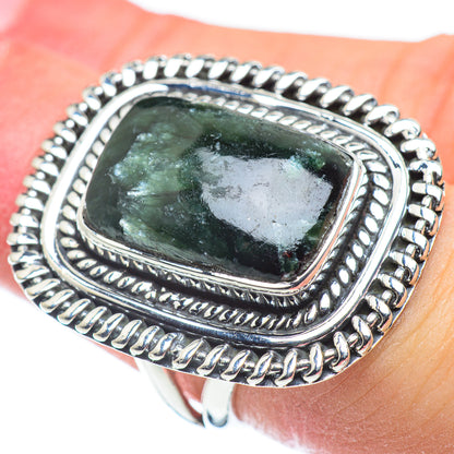 Seraphinite Rings handcrafted by Ana Silver Co - RING57807