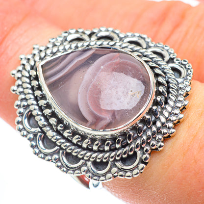 Botswana Agate Rings handcrafted by Ana Silver Co - RING57809
