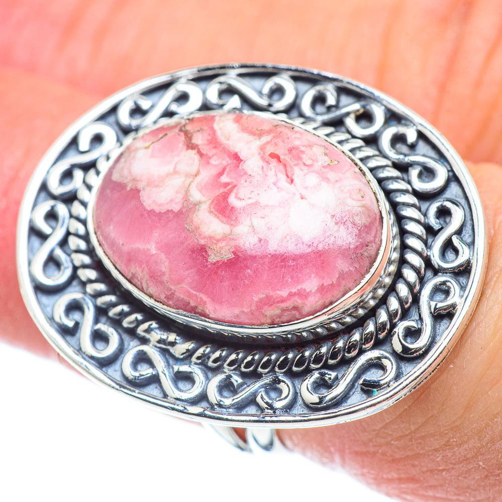 Rhodochrosite Rings handcrafted by Ana Silver Co - RING57818