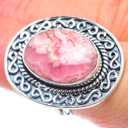 Rhodochrosite Rings handcrafted by Ana Silver Co - RING57818