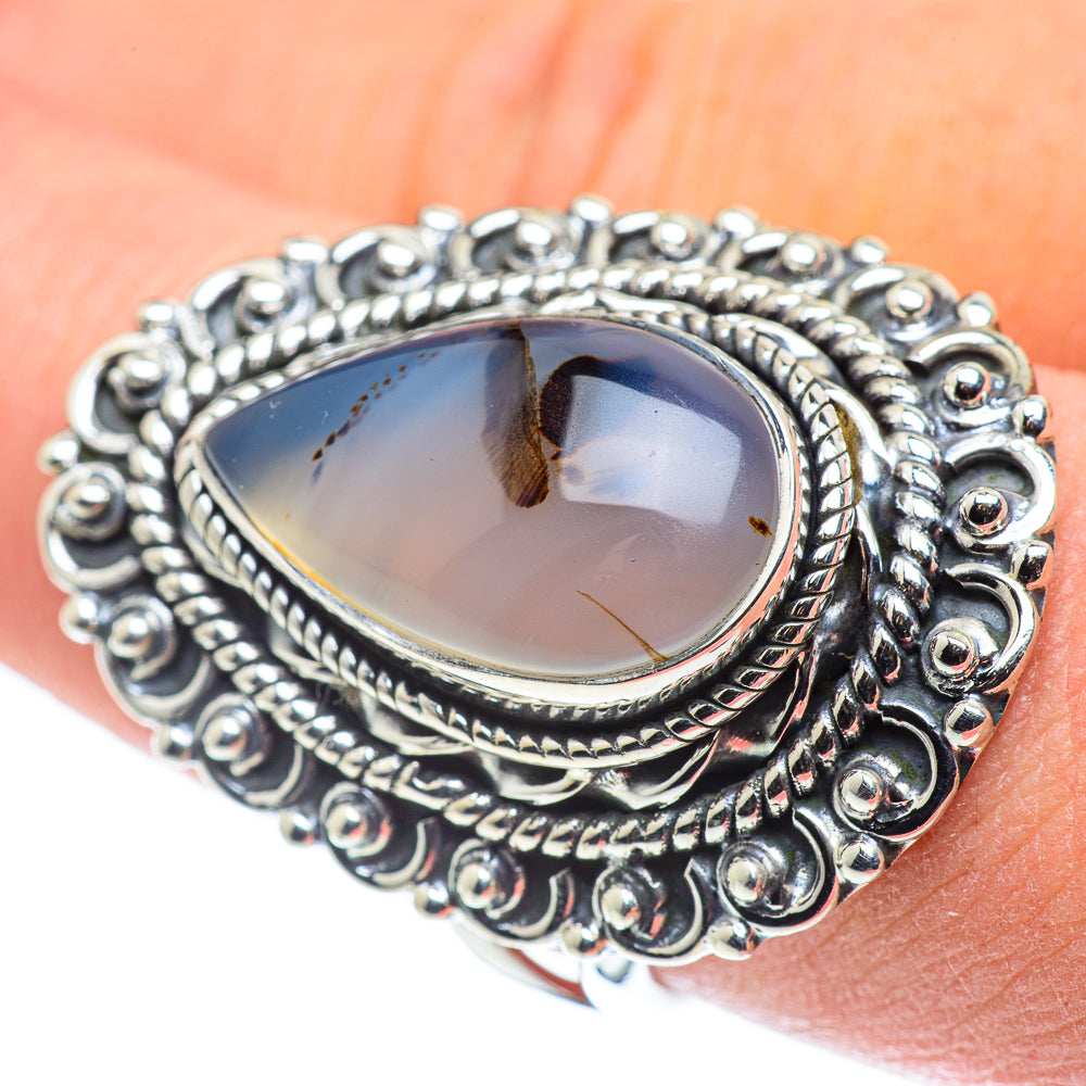 Montana Agate Rings handcrafted by Ana Silver Co - RING57820