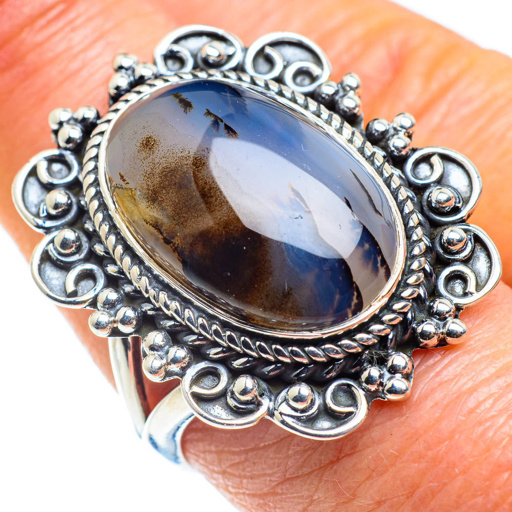 Montana Agate Rings handcrafted by Ana Silver Co - RING57839