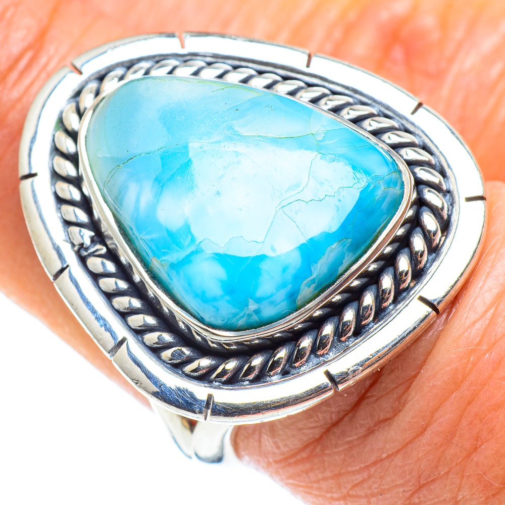 Larimar Rings handcrafted by Ana Silver Co - RING57841