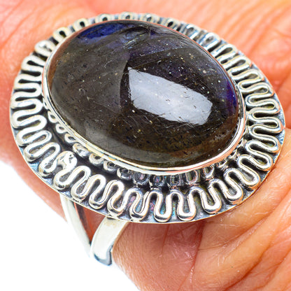 Labradorite Rings handcrafted by Ana Silver Co - RING57850