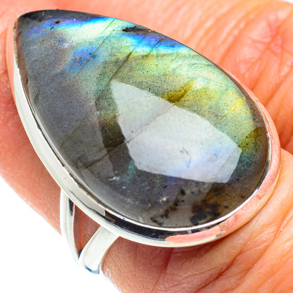 Labradorite Rings handcrafted by Ana Silver Co - RING57860