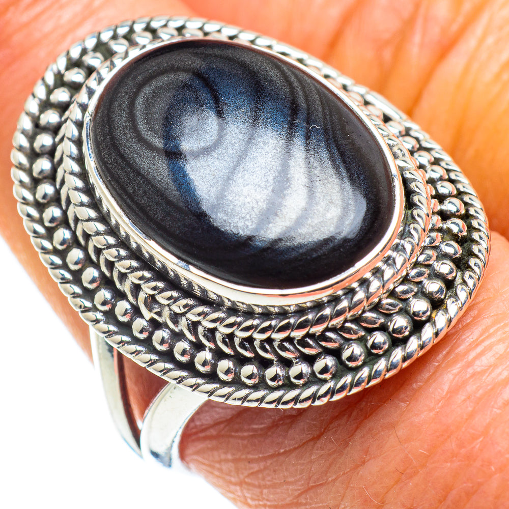 Psilomelane Rings handcrafted by Ana Silver Co - RING57862