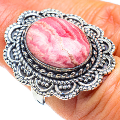 Rhodochrosite Rings handcrafted by Ana Silver Co - RING57866