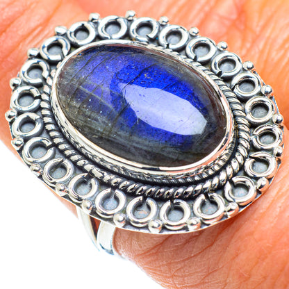 Labradorite Rings handcrafted by Ana Silver Co - RING57894
