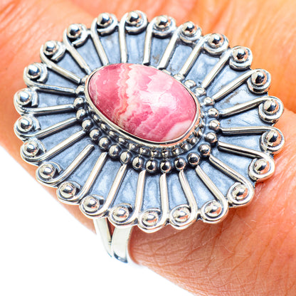 Rhodochrosite Rings handcrafted by Ana Silver Co - RING57897