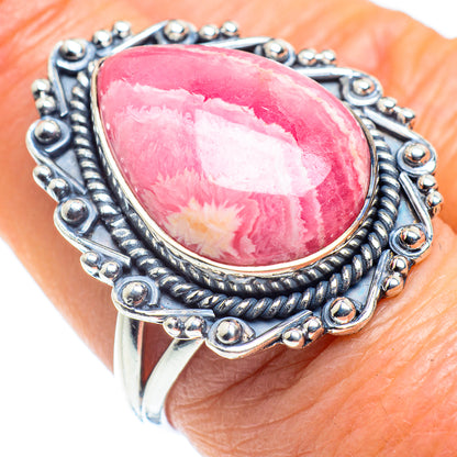 Rhodochrosite Rings handcrafted by Ana Silver Co - RING57903
