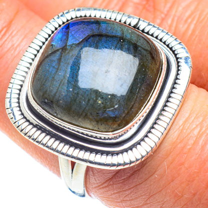 Labradorite Rings handcrafted by Ana Silver Co - RING57907