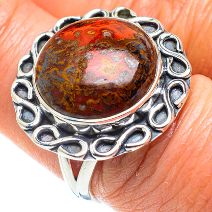 Moroccan Agate Rings handcrafted by Ana Silver Co - RING57915