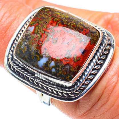 Moroccan Agate Rings handcrafted by Ana Silver Co - RING57921