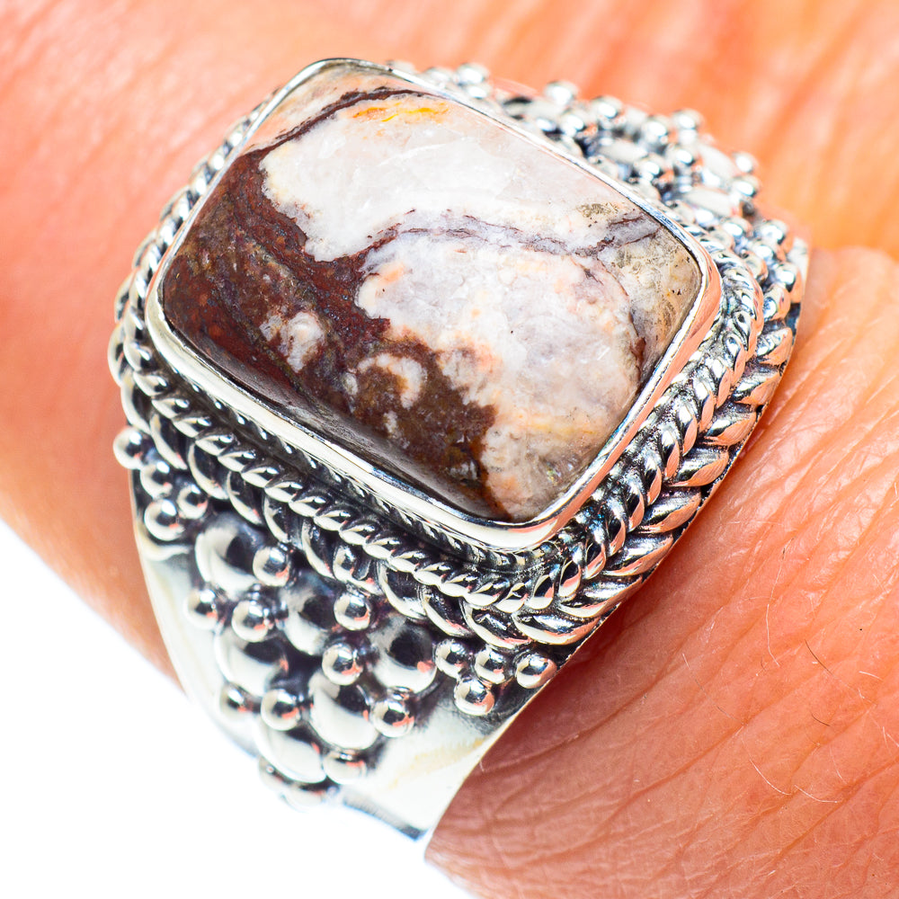 Peanut Wood Jasper Rings handcrafted by Ana Silver Co - RING57929