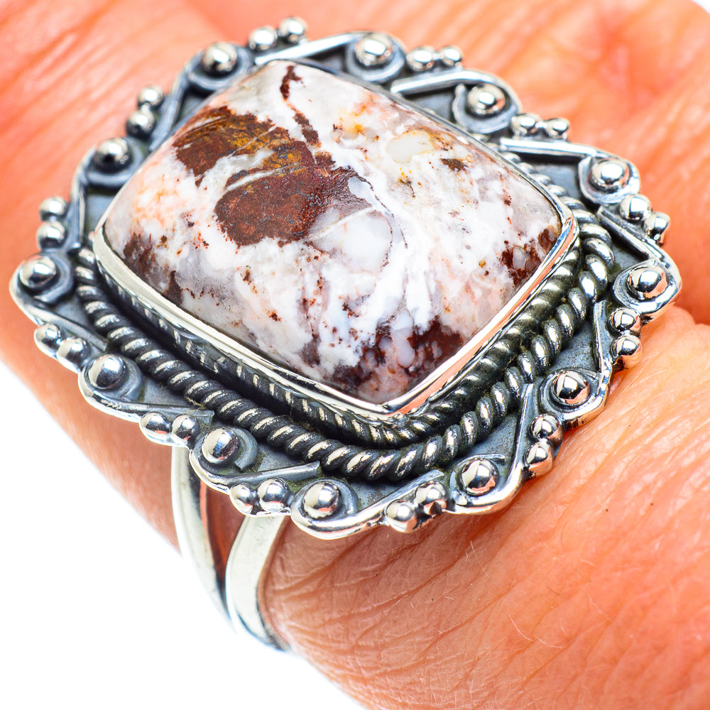 Peanut Wood Jasper Rings handcrafted by Ana Silver Co - RING57952