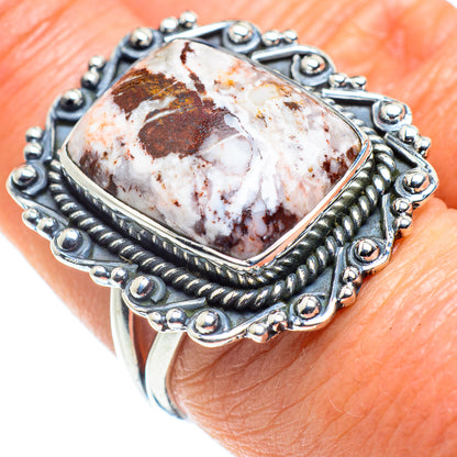 Peanut Wood Jasper Rings handcrafted by Ana Silver Co - RING57952