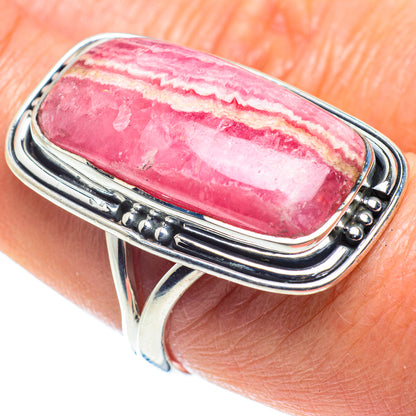 Rhodochrosite Rings handcrafted by Ana Silver Co - RING57957