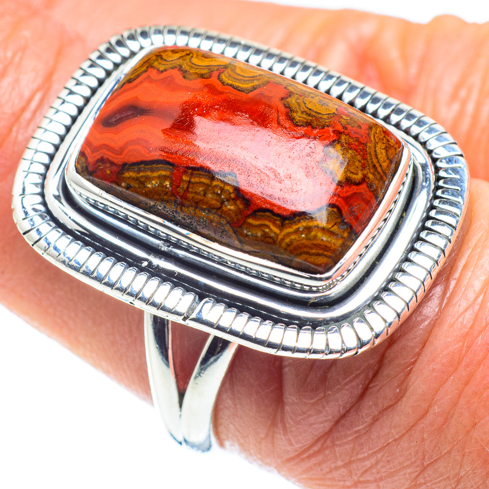 Moroccan Agate Rings handcrafted by Ana Silver Co - RING57966
