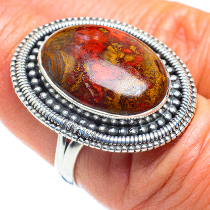 Moroccan Agate Rings handcrafted by Ana Silver Co - RING57972