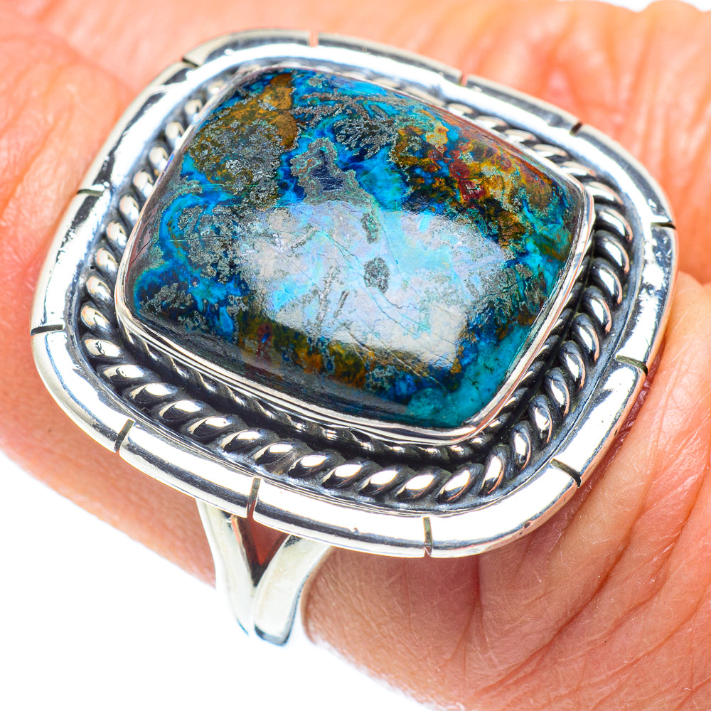 Shattuckite Rings handcrafted by Ana Silver Co - RING57984