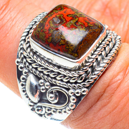 Moroccan Agate Rings handcrafted by Ana Silver Co - RING57989