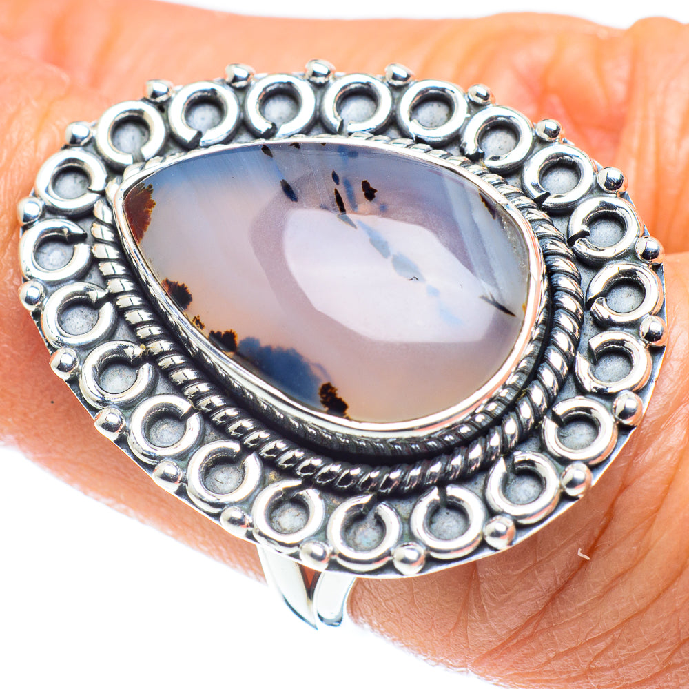 Montana Agate Rings handcrafted by Ana Silver Co - RING57992