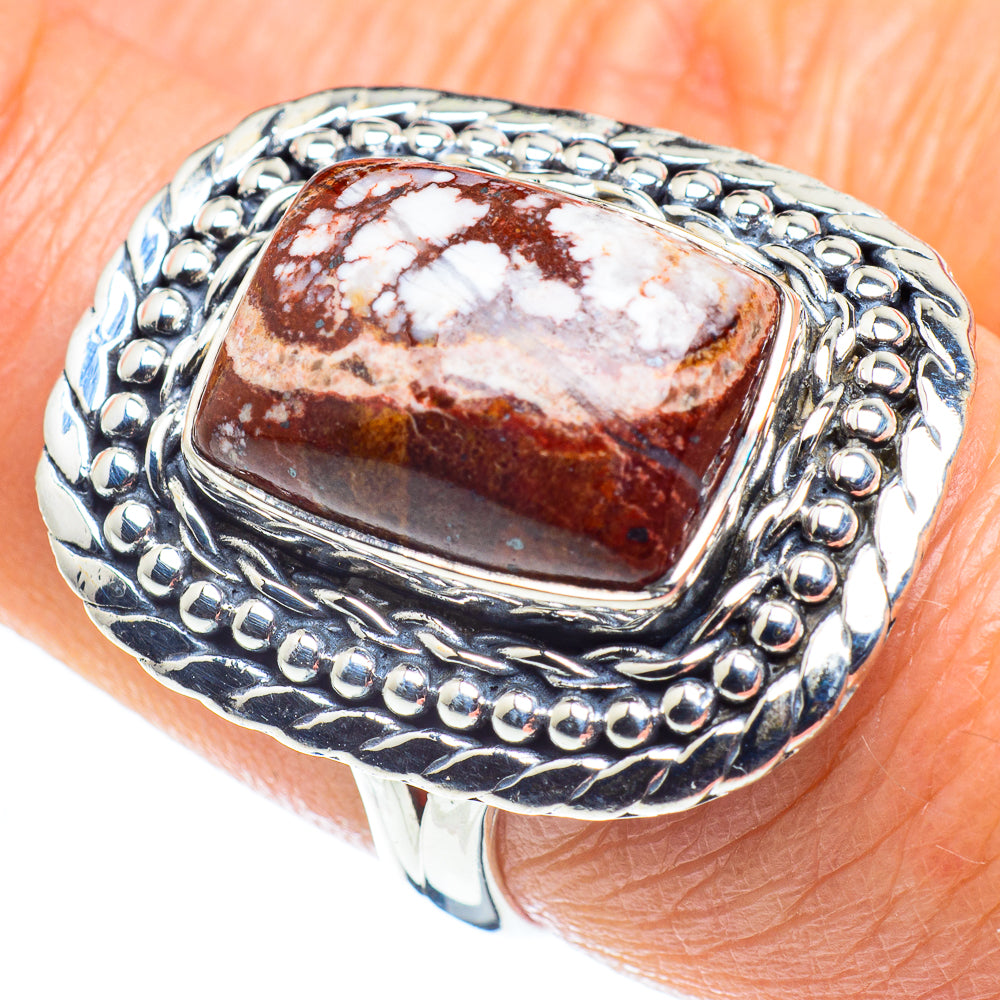 Red Jasper Rings handcrafted by Ana Silver Co - RING57997