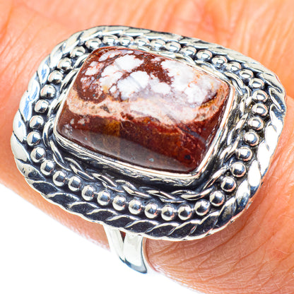 Red Jasper Rings handcrafted by Ana Silver Co - RING57997