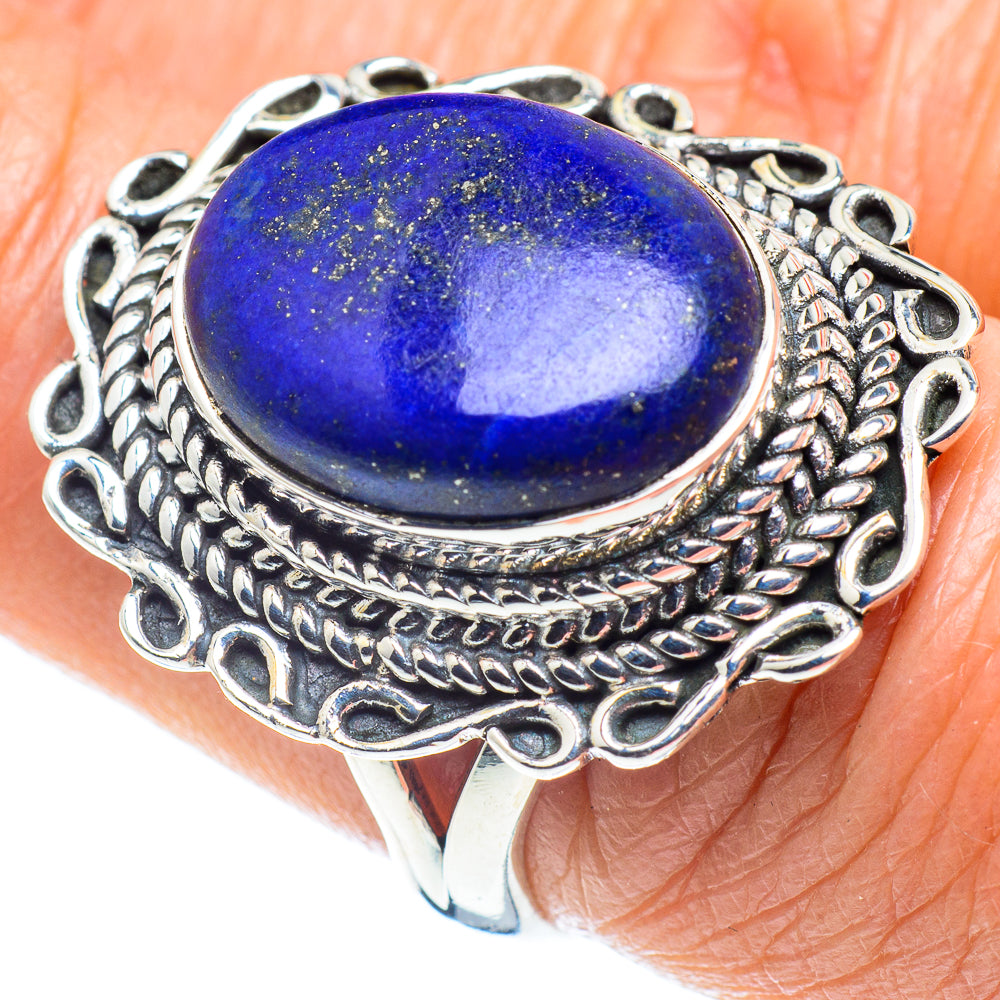 Lapis Lazuli Rings handcrafted by Ana Silver Co - RING58007