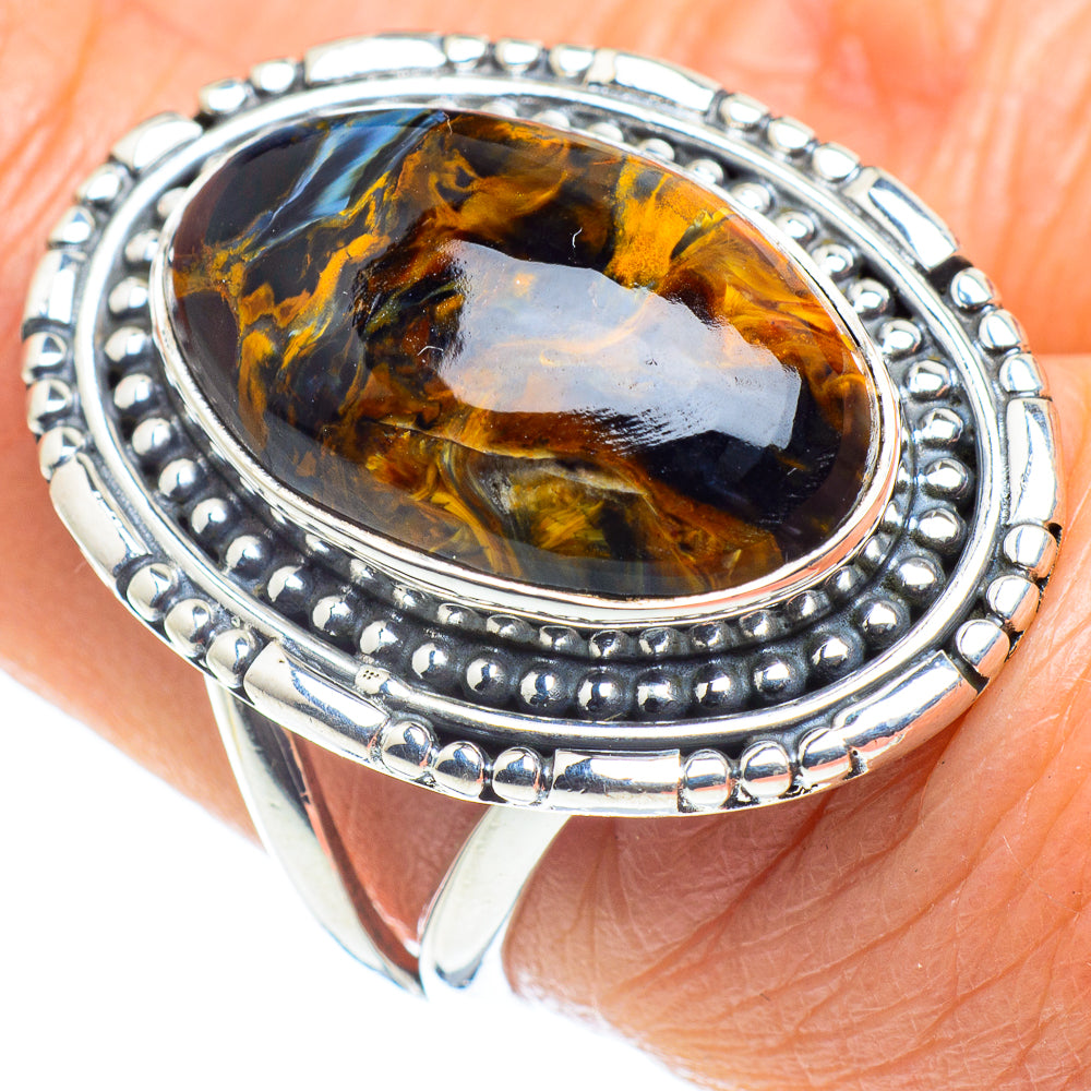 Pietersite Rings handcrafted by Ana Silver Co - RING58008