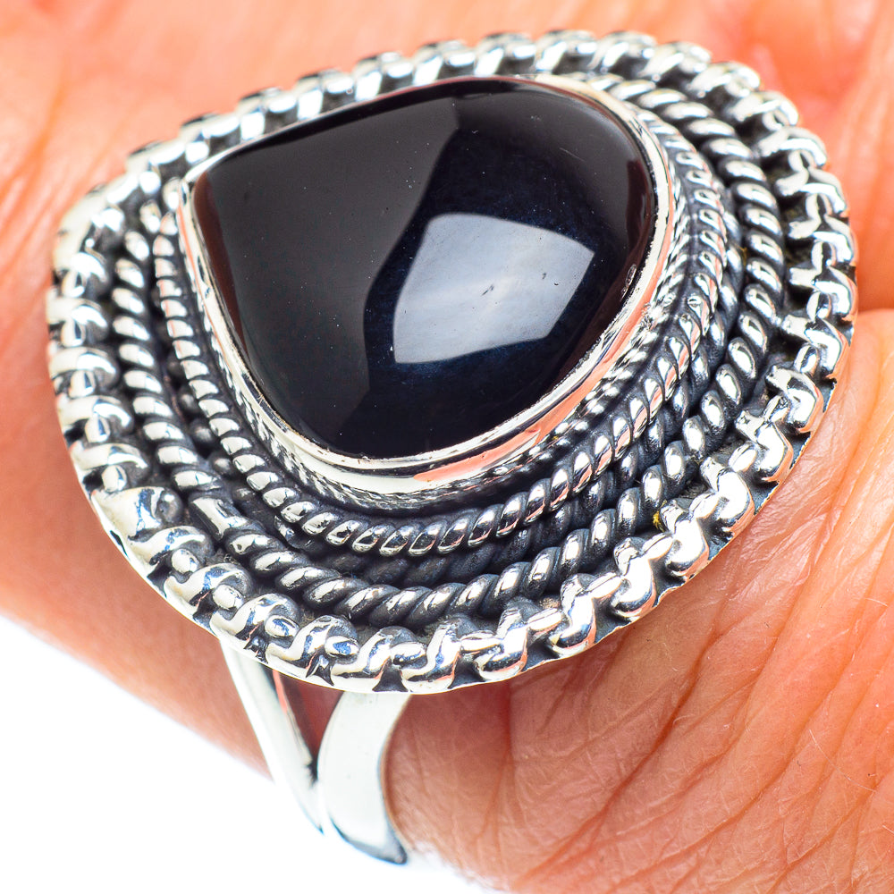 Black Onyx Rings handcrafted by Ana Silver Co - RING58033