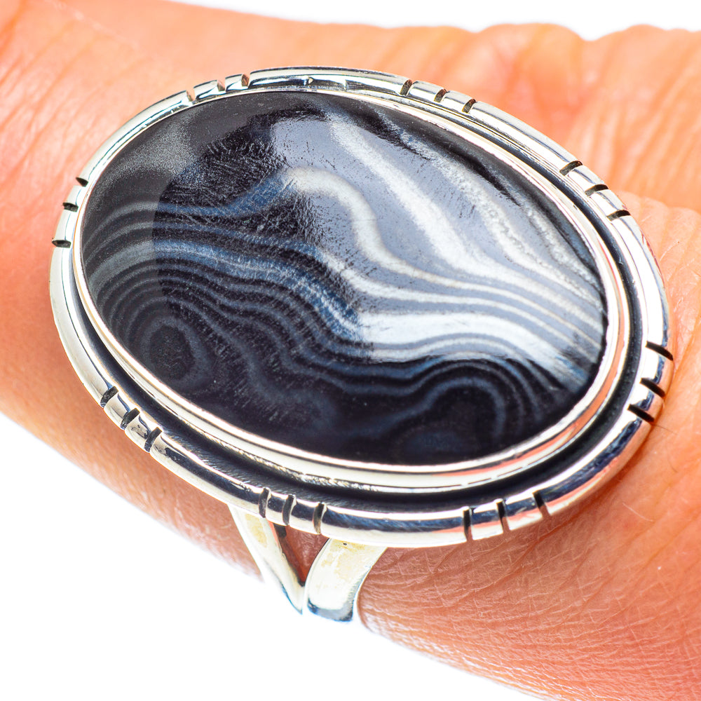 Psilomelane Rings handcrafted by Ana Silver Co - RING58037