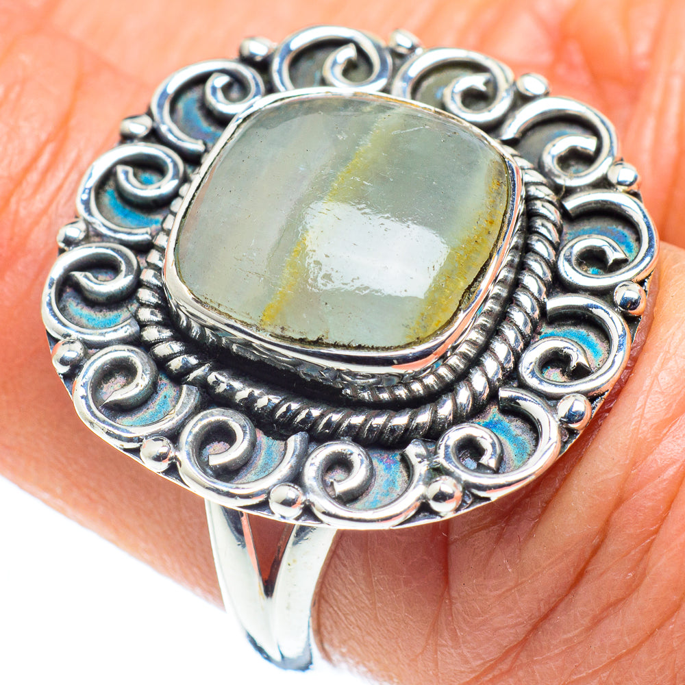 Aquamarine Rings handcrafted by Ana Silver Co - RING58056