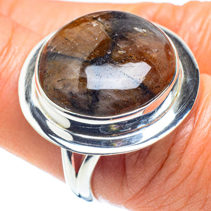 Chiastolite Rings handcrafted by Ana Silver Co - RING58062