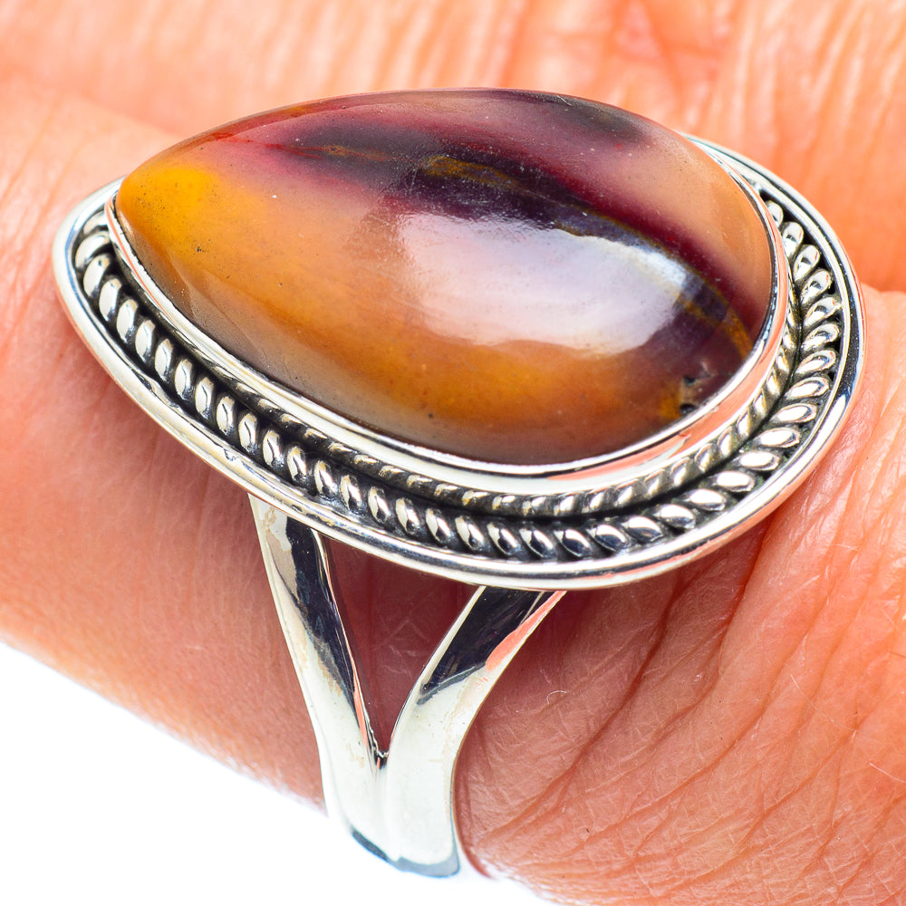 Mookaite Rings handcrafted by Ana Silver Co - RING58072