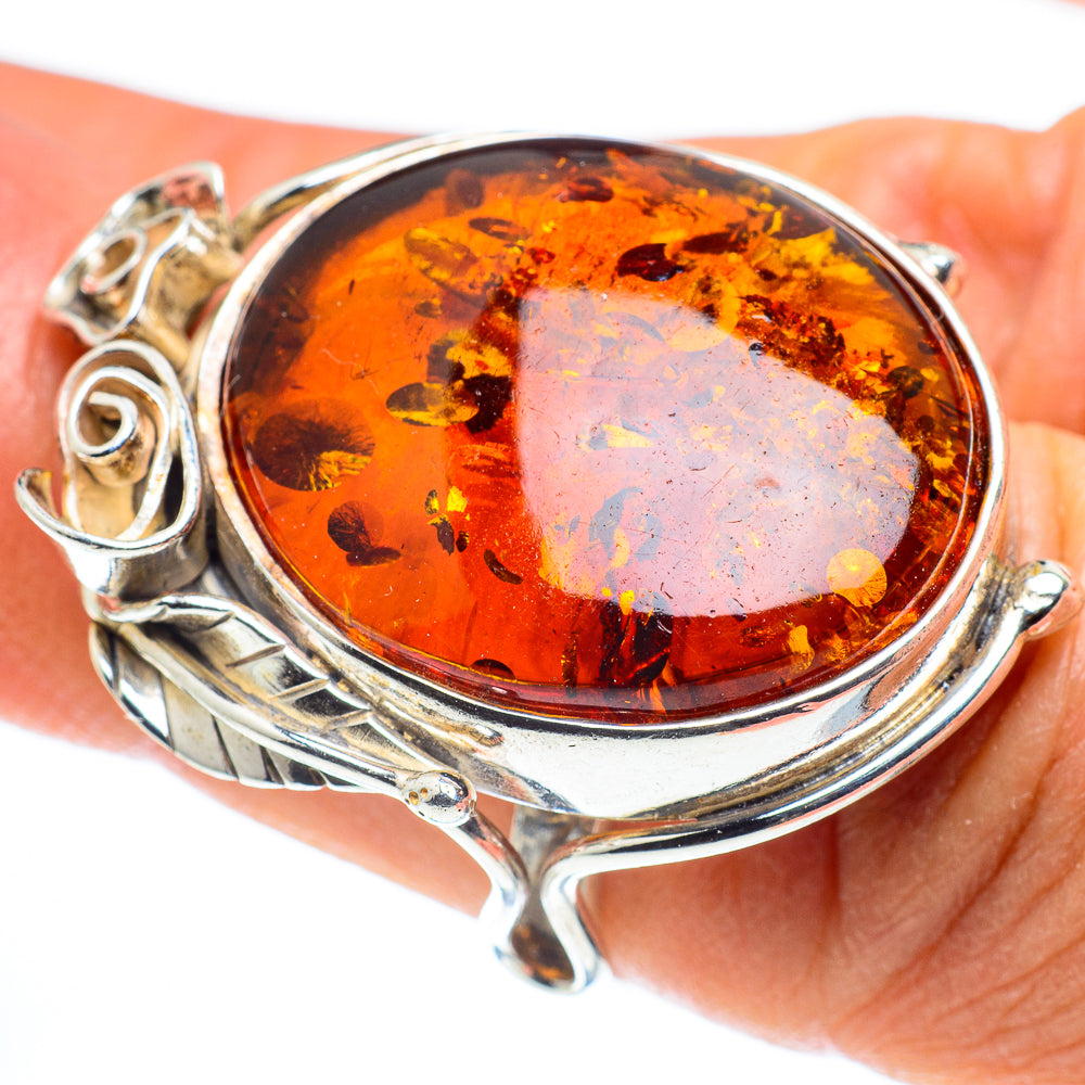 Baltic Amber Rings handcrafted by Ana Silver Co - RING58251