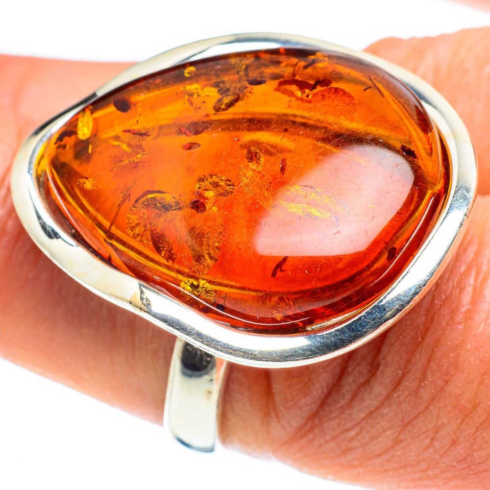 Baltic Amber Rings handcrafted by Ana Silver Co - RING58252