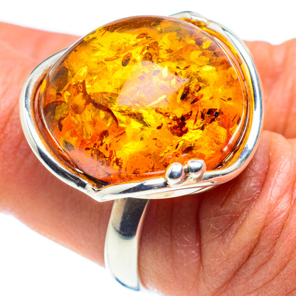 Baltic Amber Rings handcrafted by Ana Silver Co - RING58261