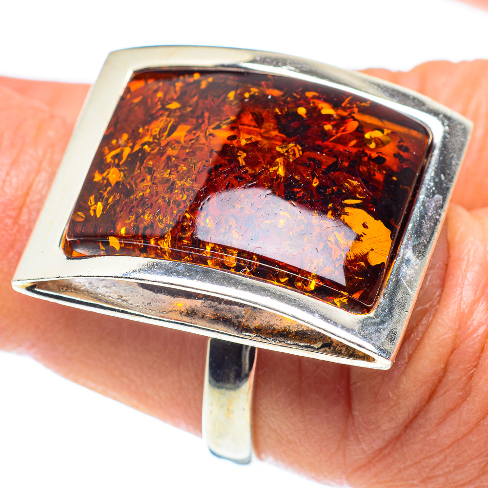 Baltic Amber Rings handcrafted by Ana Silver Co - RING58269