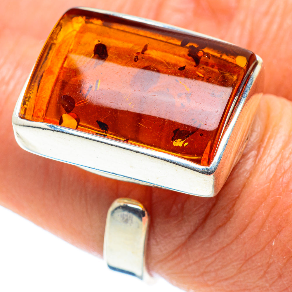 Baltic Amber Rings handcrafted by Ana Silver Co - RING58272