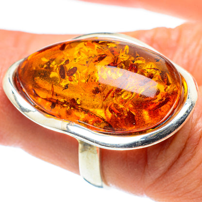 Baltic Amber Rings handcrafted by Ana Silver Co - RING58278