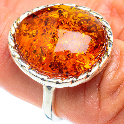 Baltic Amber Rings handcrafted by Ana Silver Co - RING58281