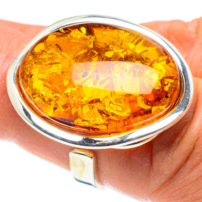 Baltic Amber Rings handcrafted by Ana Silver Co - RING58284