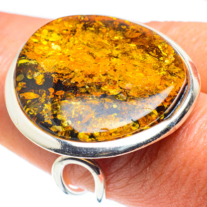 Baltic Amber Rings handcrafted by Ana Silver Co - RING58288